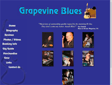 Tablet Screenshot of grapevineblues.com